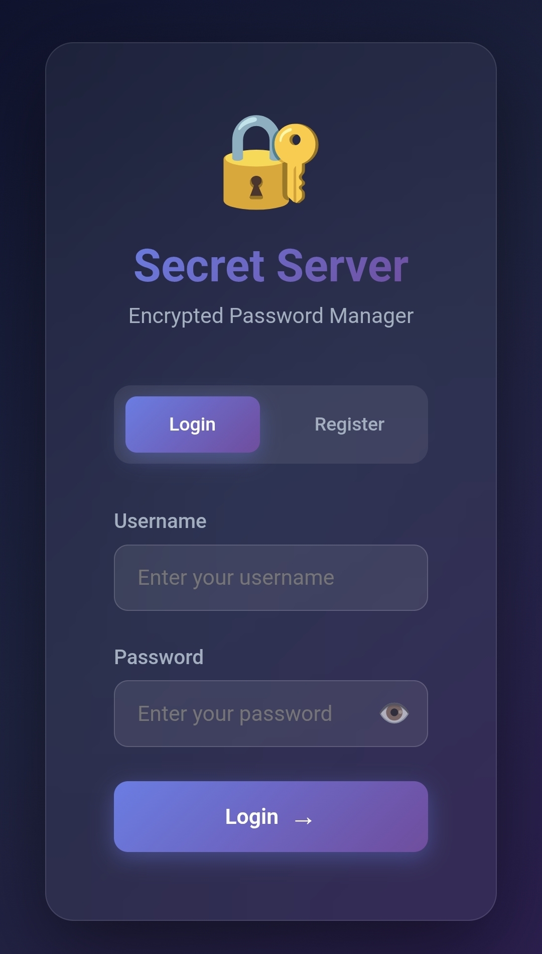 Secret Server on Android